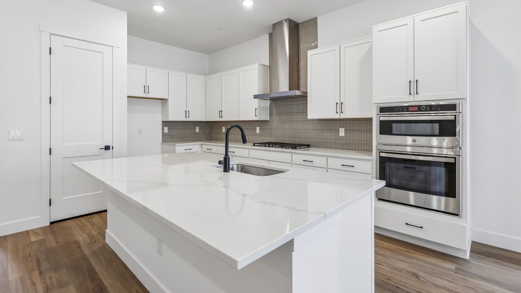 Thoughtfully designed kitchen blends style and convenience Thoughtfully designed kitchen blends style and convenience
