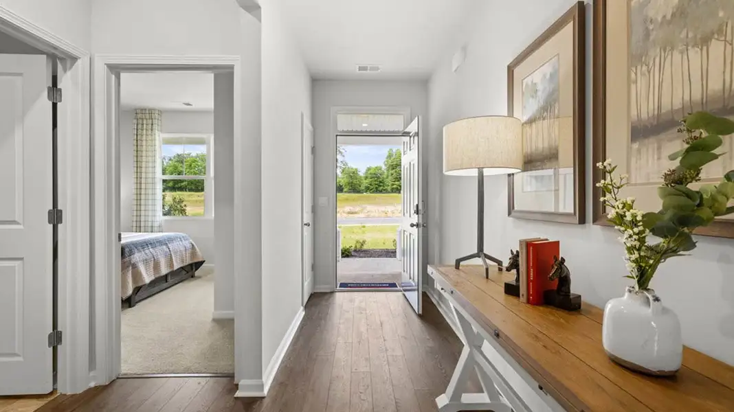 Representative furnished interior of a home built from the Plan by D.R. Horton in Wrenfield at Chanticleer, North Augusta (Image 7). Representative furnished interior of a home built from the Plan by D.R. Horton in Wrenfield at Chanticleer, North Augusta (Image 7).
