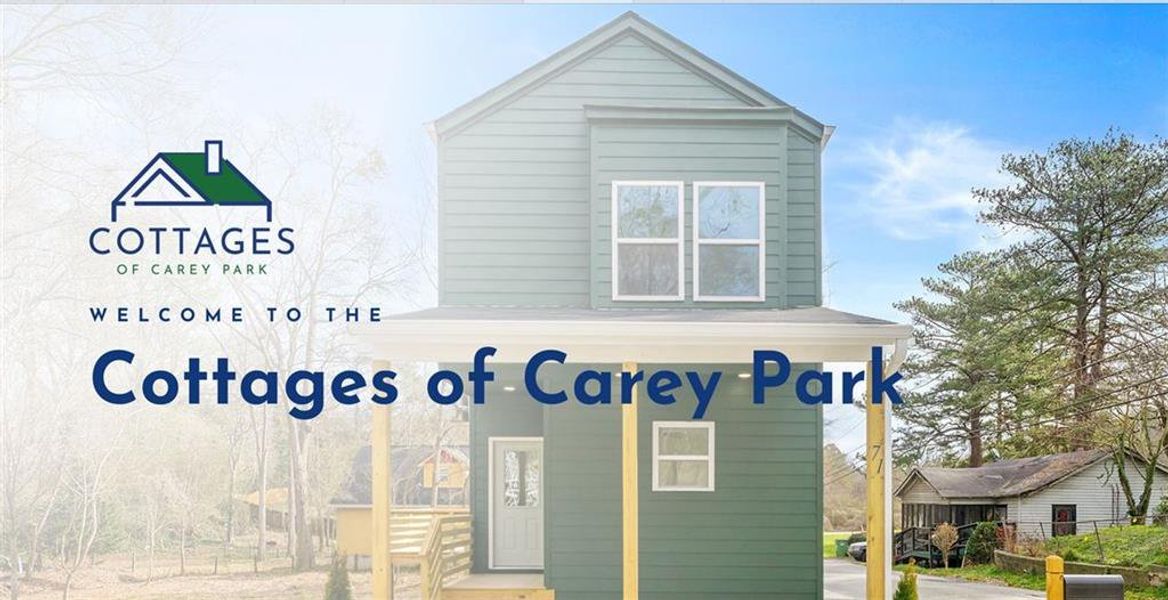 Front exterior of a new home in , Atlanta, GA, highlighting curb appeal (Image 18). Front exterior of a new home in , Atlanta, GA, highlighting curb appeal (Image 18).