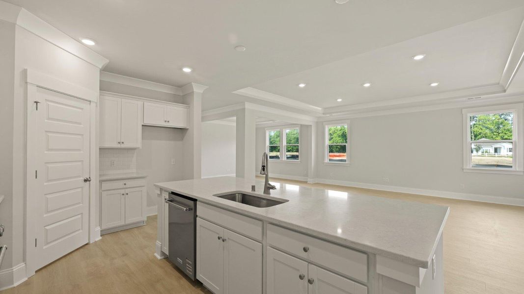 Furnished interior view inside a new home in Berkeley Bay, Ridgeville (Image 7). Furnished interior view inside a new home in Berkeley Bay, Ridgeville (Image 7).