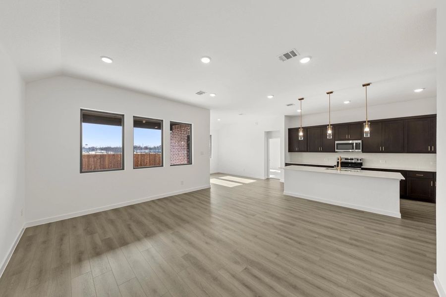 Open Kitchen-Living-Dining Room Representative Photo