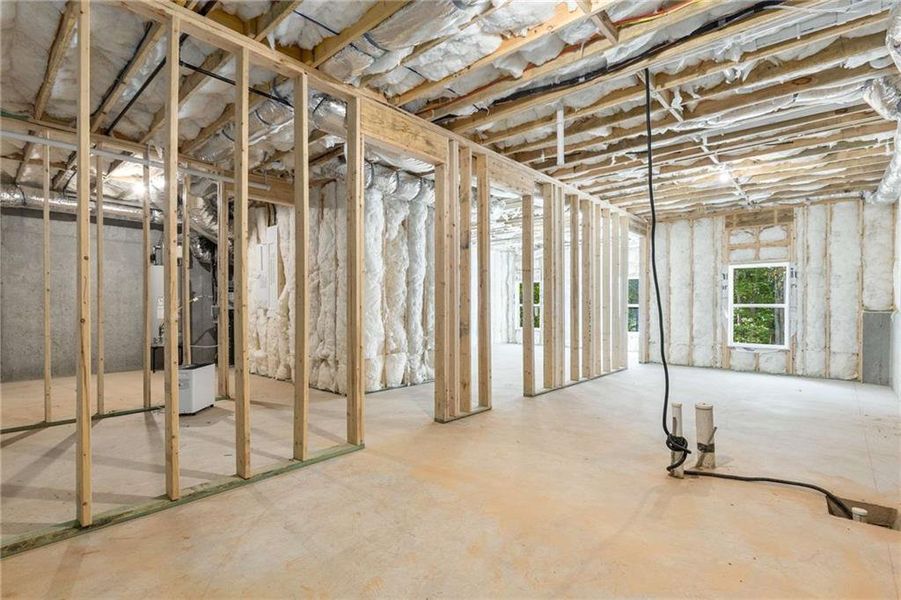 In-progress construction of a new home in , Gainesville, GA (Image 55).