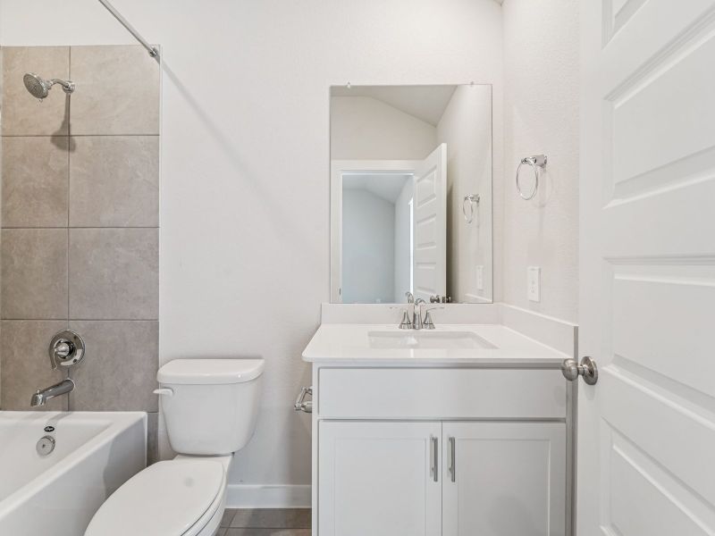 Furnished interior view inside a new home in Massey Oaks - Premier Series, Pearland (Image 7).