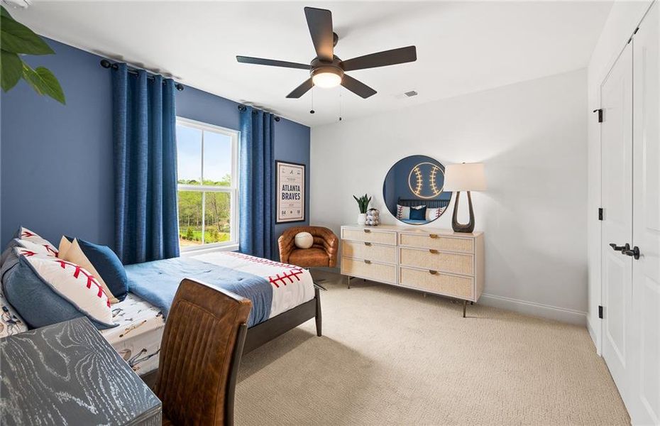 Furnished interior view inside a new home in Briar Creek, Atlanta (Image 19).