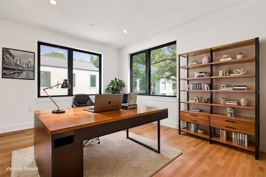 Furnished interior view inside a new home in , Austin (Image 13).