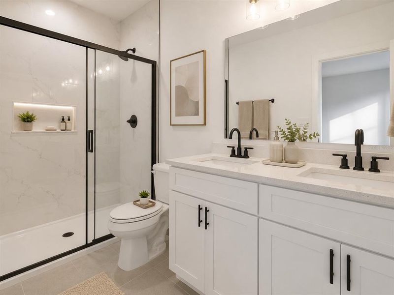 Furnished interior view inside a new home in , Dunnellon (Image 15).