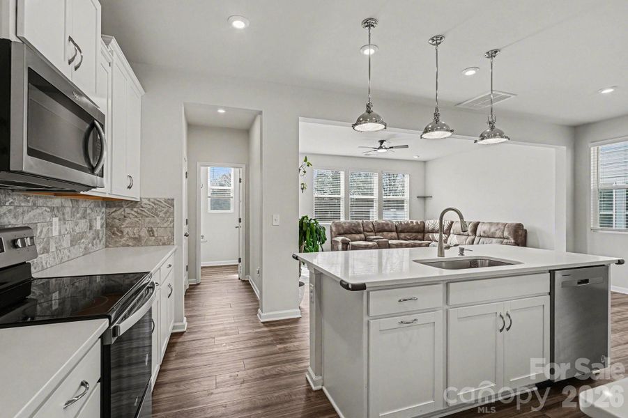 Furnished interior view inside a new home in Northfield Crossing, Charlotte (Image 6).