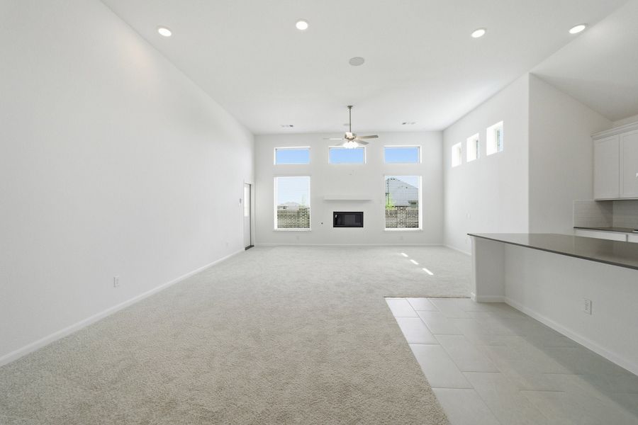 Spacious, unfurnished interior of a new home in Westridge, McKinney (Image 53).