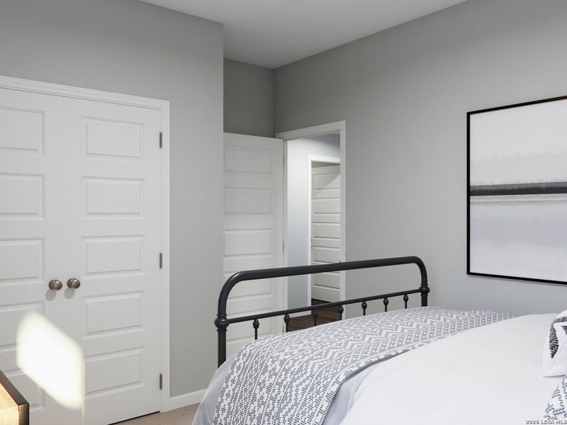 Furnished interior view inside a new home in Cinco Lakes, San Antonio (Image 16). Furnished interior view inside a new home in Cinco Lakes, San Antonio (Image 16).