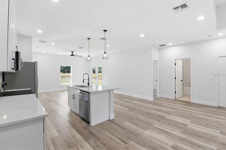 Furnished interior view inside a new home in , Citrus Springs (Image 7).