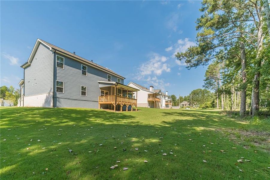 Exterior details and patio area of a home in , Loganville (Image 25).