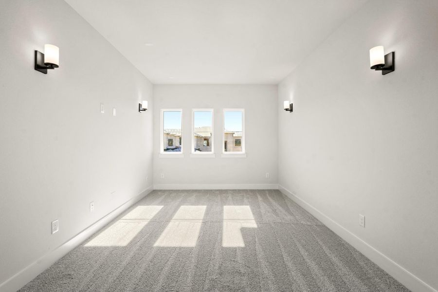 Spacious, unfurnished interior of a new home in Bridgeland, Cypress (Image 39). Spacious, unfurnished interior of a new home in Bridgeland, Cypress (Image 39).