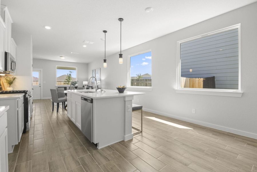 Furnished interior view inside a new home in Talley Fields, San Antonio (Image 11).