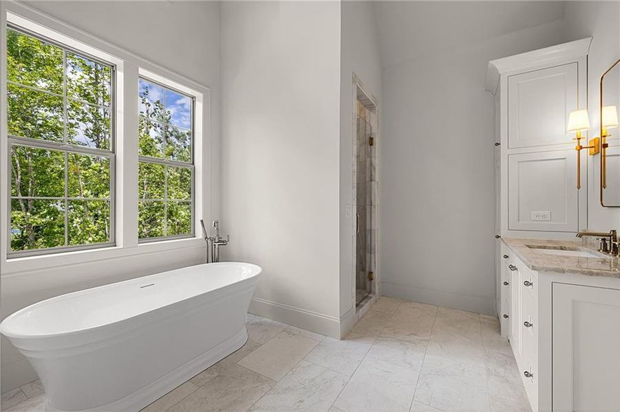 Furnished interior view inside a new home in , Newnan (Image 10).