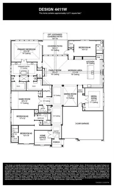 2D floor plan layout of this home in Bristol Valley, Heath, TX (Image 4). 2D floor plan layout of this home in Bristol Valley, Heath, TX (Image 4).