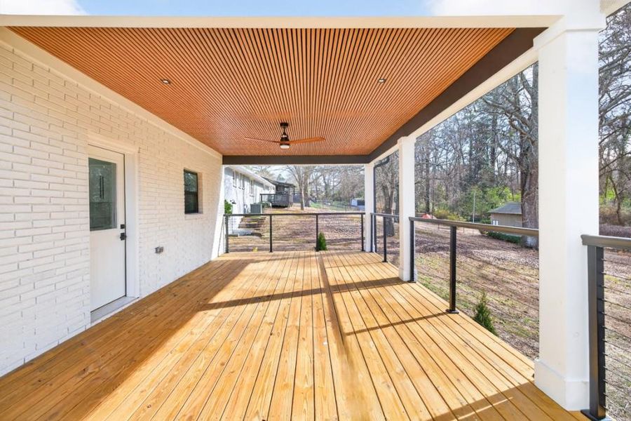 Exterior details and patio area of a home in , Norcross (Image 27).