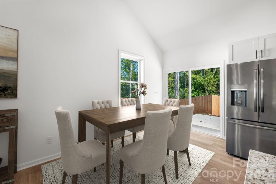 Furnished interior view inside a new home in , Cherryville (Image 8).