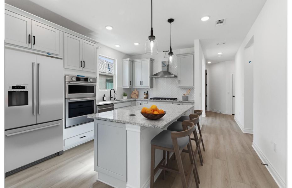 Furnished interior view inside a new home in Del Webb New Braunfels at Veramendi, New Braunfels (Image 6). Furnished interior view inside a new home in Del Webb New Braunfels at Veramendi, New Braunfels (Image 6).