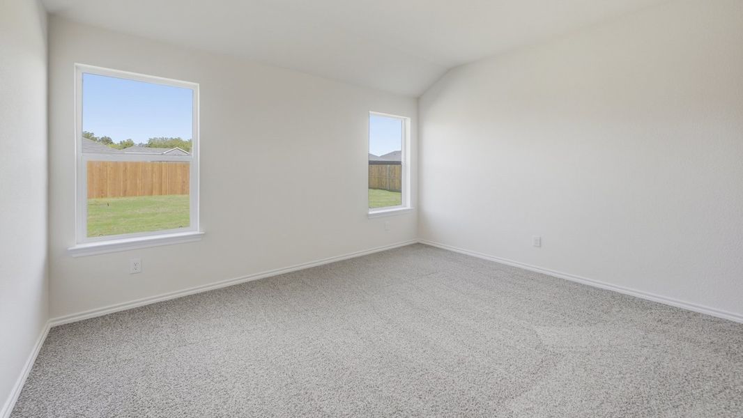 Representative unfurnished interior of a home built from the Bellvue by D.R. Horton in Oak Valley Estates, Bullard (Image 8). Representative unfurnished interior of a home built from the Bellvue by D.R. Horton in Oak Valley Estates, Bullard (Image 8).