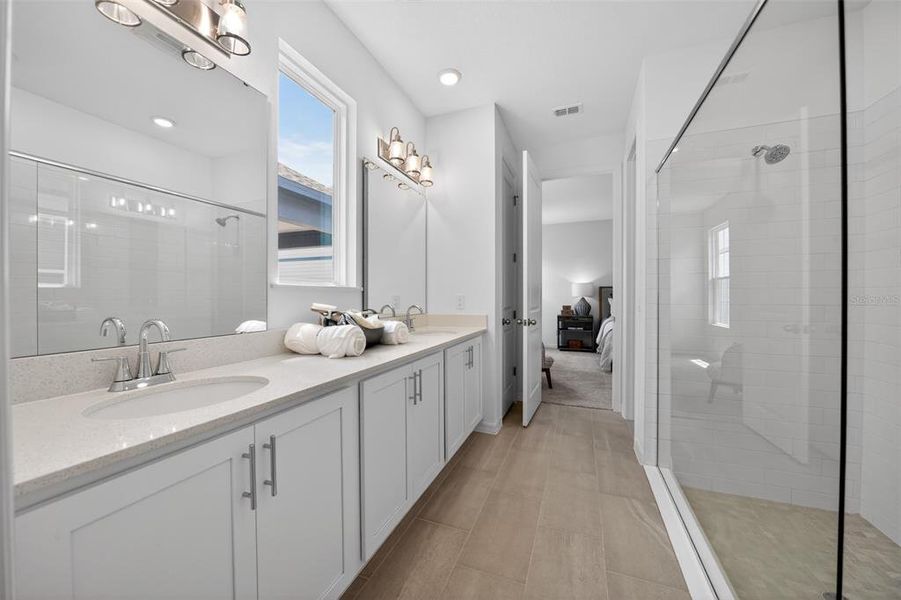 Furnished interior view inside a new home in Weslyn Park, St. Cloud (Image 19).