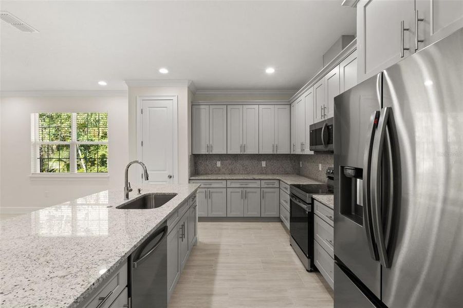 Furnished interior view inside a new home in , Belleview (Image 12).
