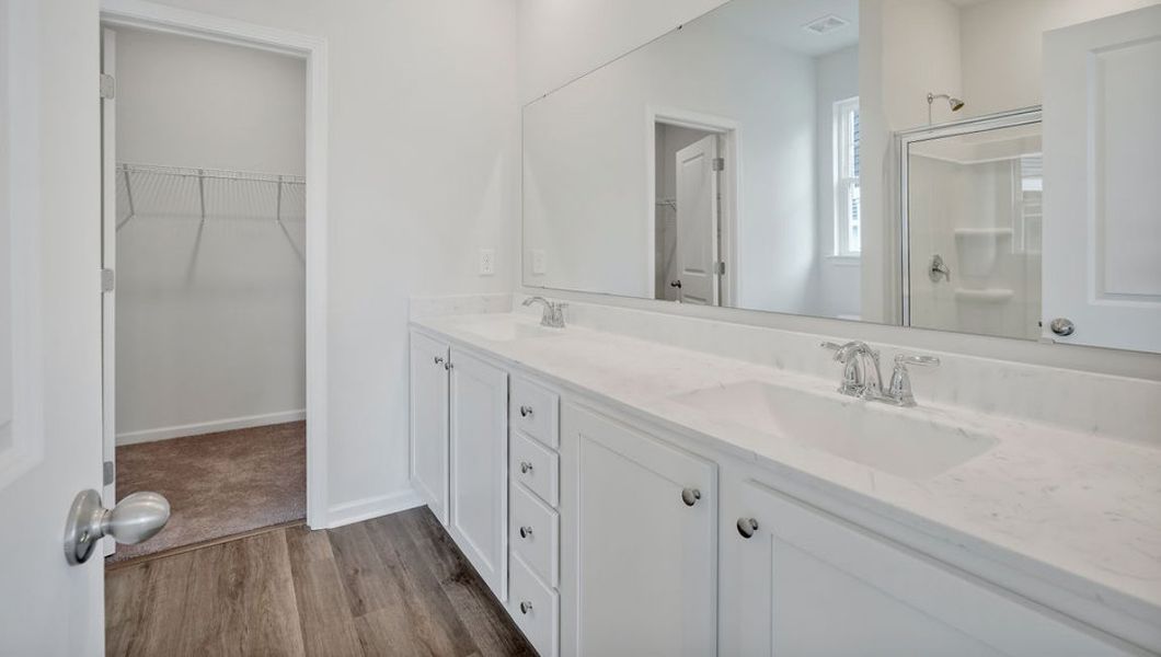 Furnished interior view inside a new home in Indigo Preserve Townhomes, Leland (Image 9).