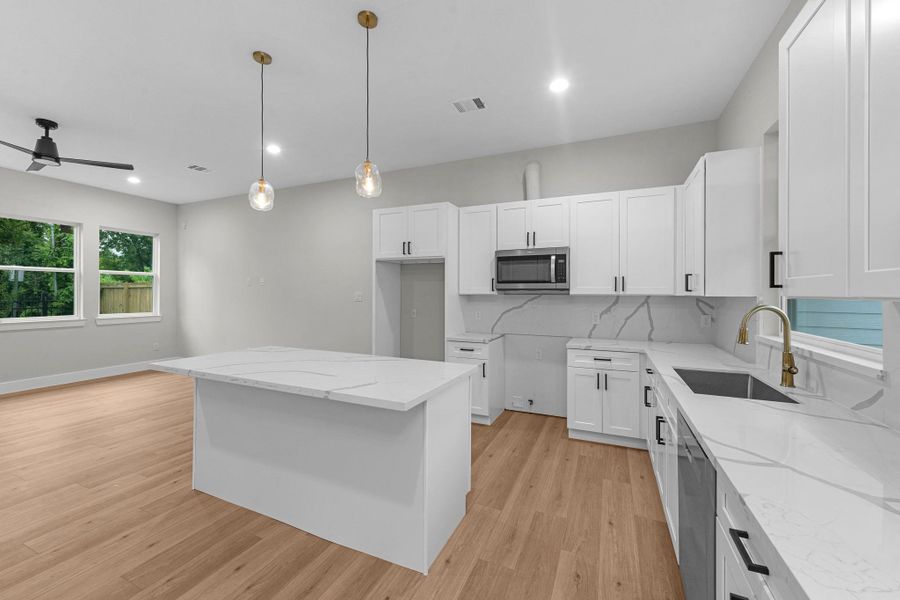 Furnished interior view inside a new home in , Houston (Image 7).