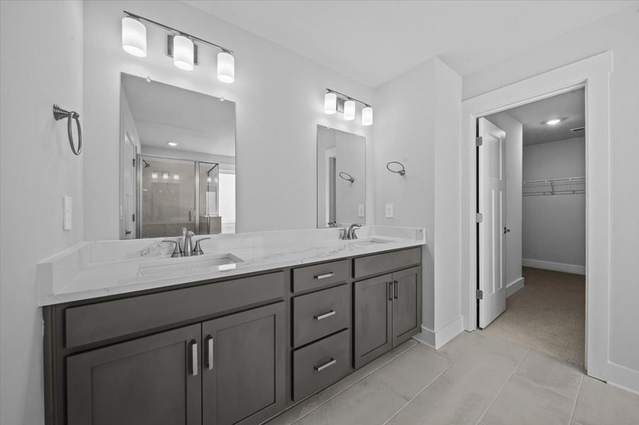 Furnished interior view inside a new home in Cedar Shoals - Signature Collection, Piedmont (Image 12).