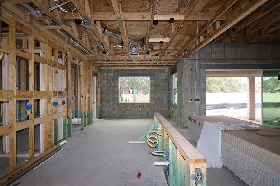 In-progress construction of a new home in Hawk's Overlook, Oviedo, FL (Image 8).