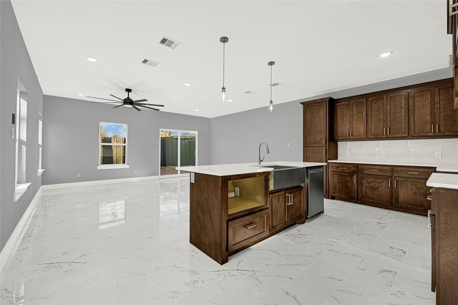 Custom made Cabinet, with shaker doors, soft close hinges