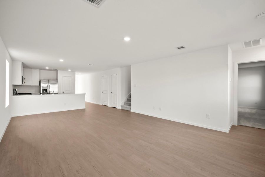 Pics are not of actual home.  They are a representative of a home of the same floor plan