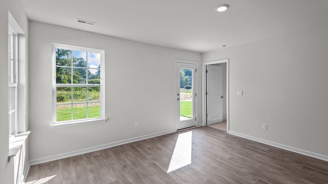 Spacious, unfurnished interior of a new home in Hobbs Farm, Ayden (Image 14). Spacious, unfurnished interior of a new home in Hobbs Farm, Ayden (Image 14).