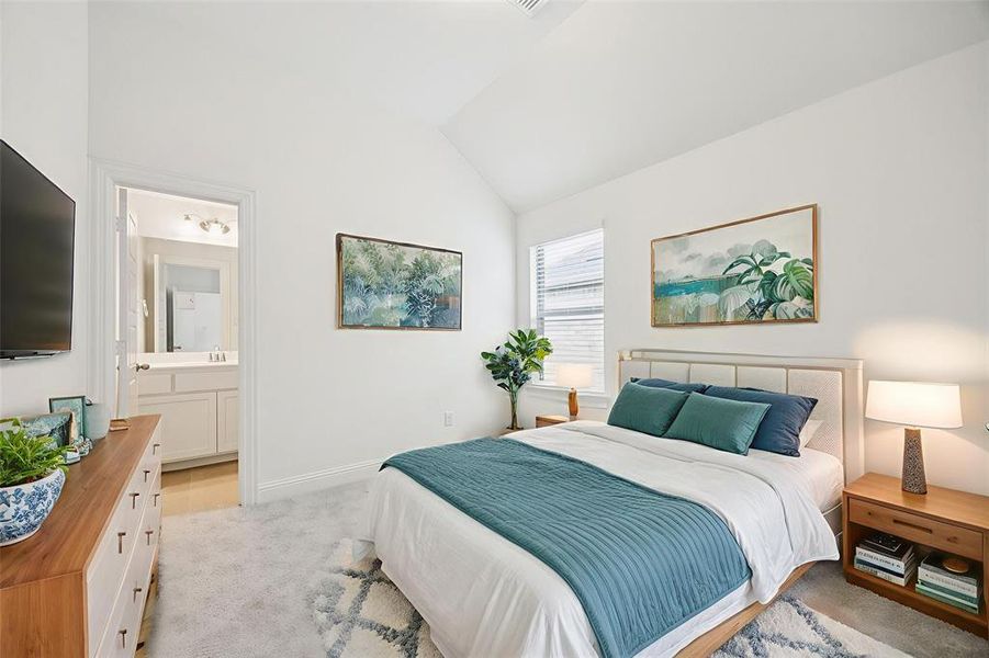 Furnished interior view inside a new home in , Prosper (Image 16). Furnished interior view inside a new home in , Prosper (Image 16).