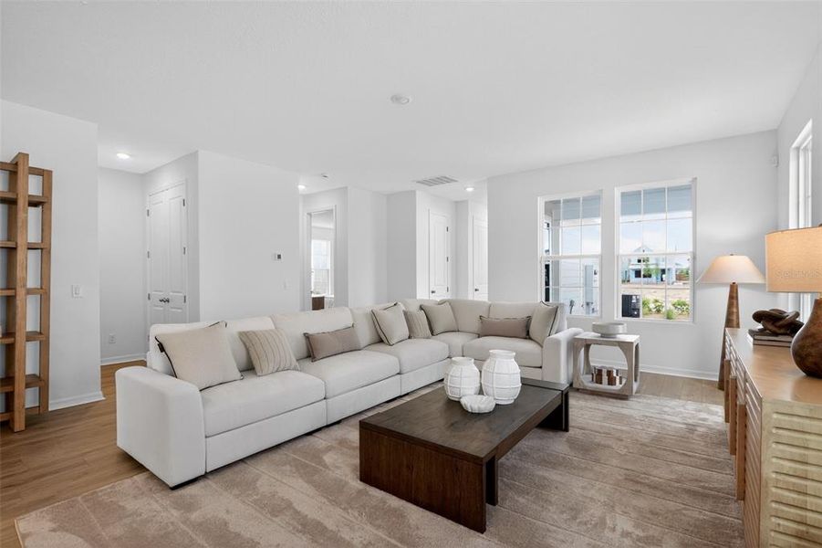 Furnished interior view inside a new home in Weslyn Park, St. Cloud (Image 13).