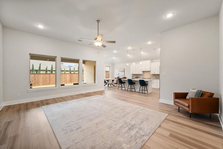 Spacious, unfurnished interior of a new home in Inspiration Collection at Bridgewater, Midlothian (Image 24).