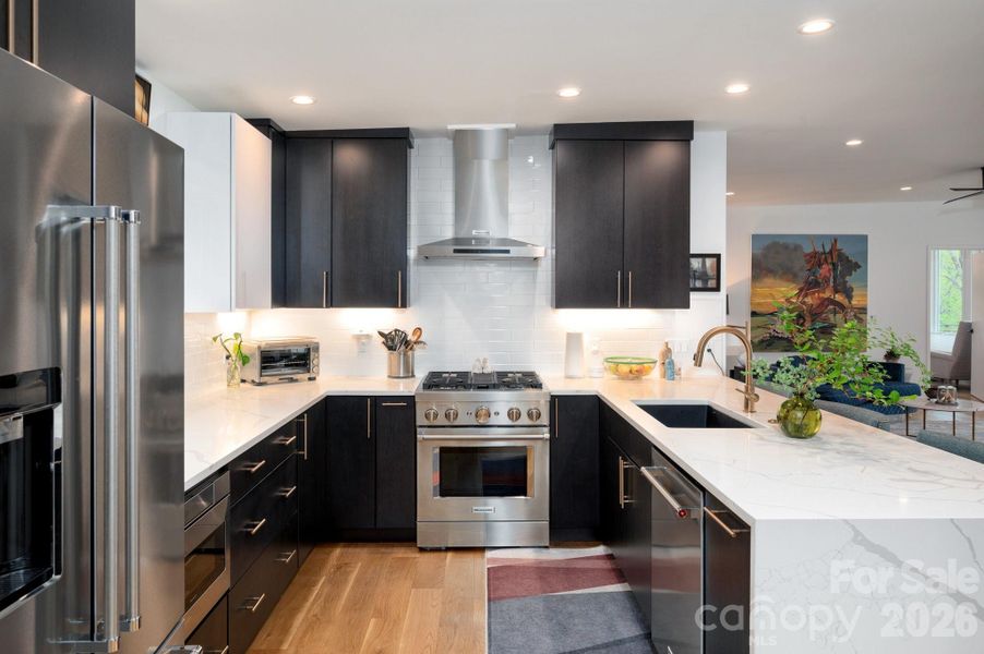 Furnished interior view inside a new home in , Asheville (Image 5).