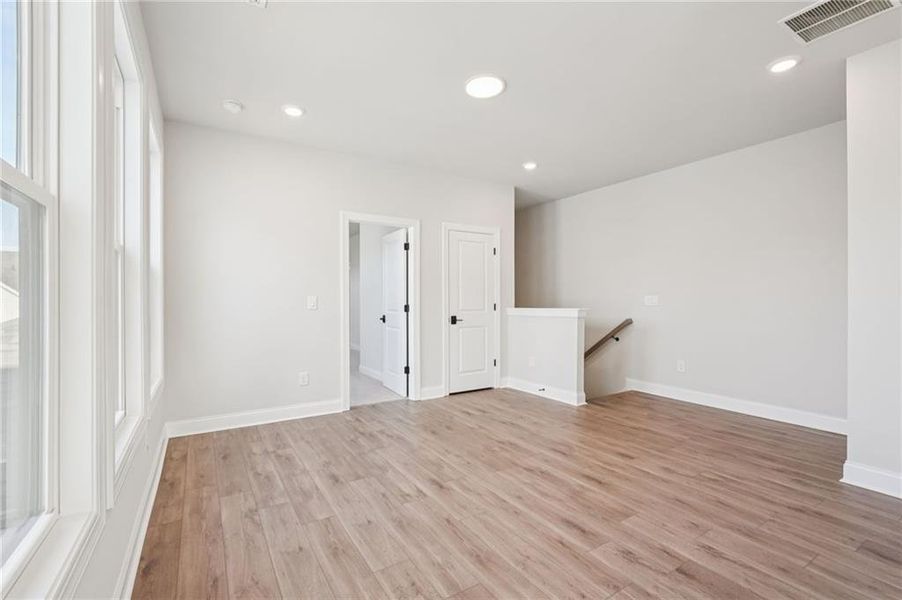Spacious, unfurnished interior of a new home in Promenade at Sawnee Village, Cumming (Image 57). Spacious, unfurnished interior of a new home in Promenade at Sawnee Village, Cumming (Image 57).