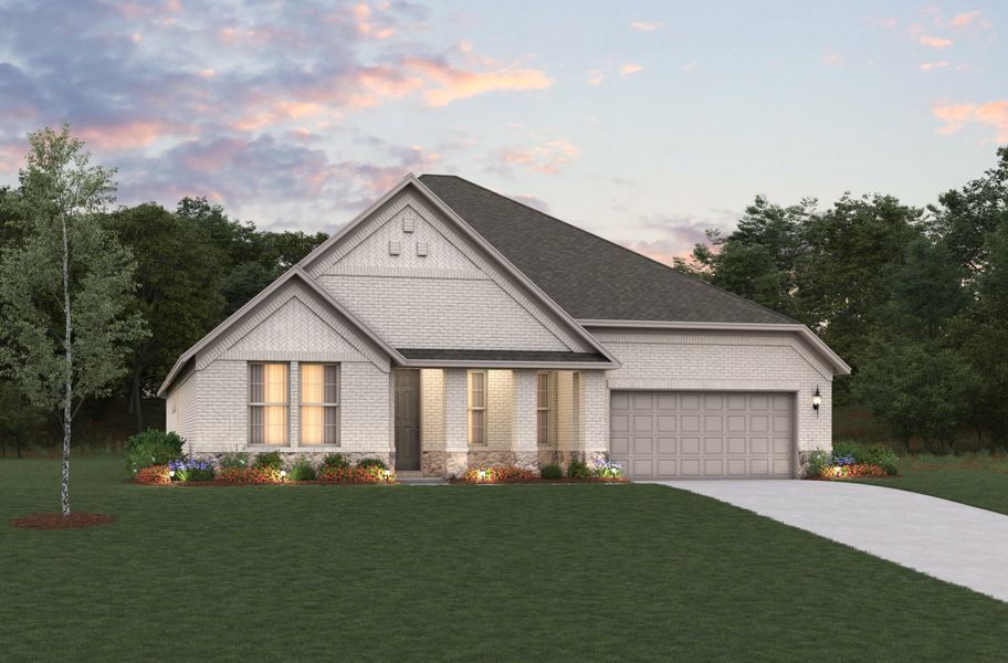 Representative exterior photo of a completed home built from the Driftwood by Beazer Homes in Enclave at Legacy Hills, Celina, TX (Image 2).