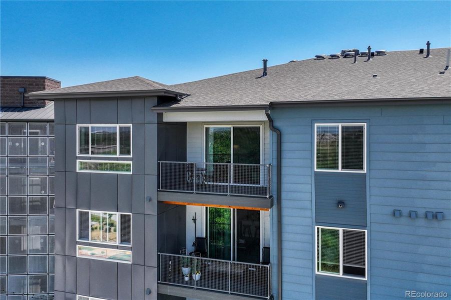 Front exterior of a new home in The Trails at Westcreek, Parker, CO, highlighting curb appeal (Image 25).