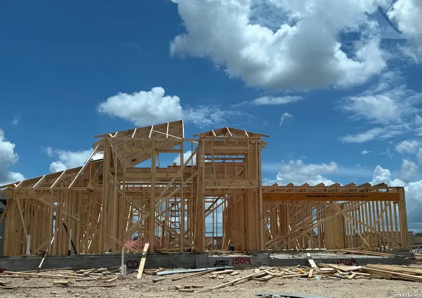 In-progress construction of a new home in Ladera - 60s, San Antonio, TX (Image 3).