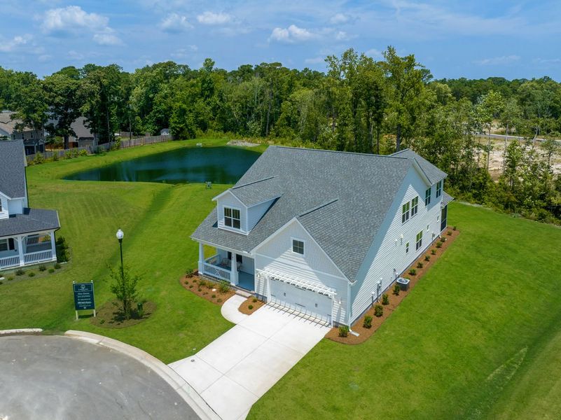 Representative exterior photo of a completed home built from the Scout by Bill Clark Homes in Sidbury Landing, Wilmington, NC (Image 28).