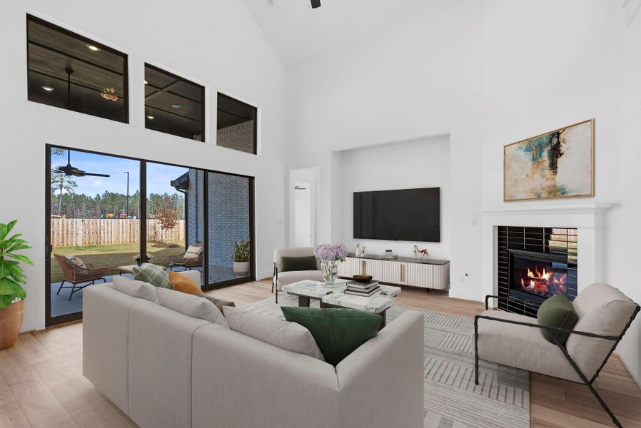 Furnished interior view inside a new home in Colton, Todd Mission (Image 8).