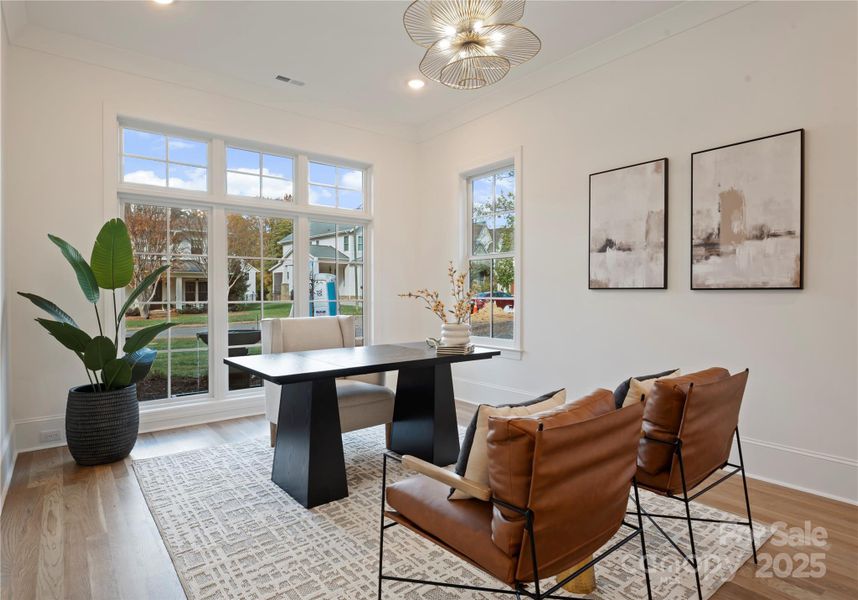 Furnished interior view inside a new home in , Charlotte (Image 11).