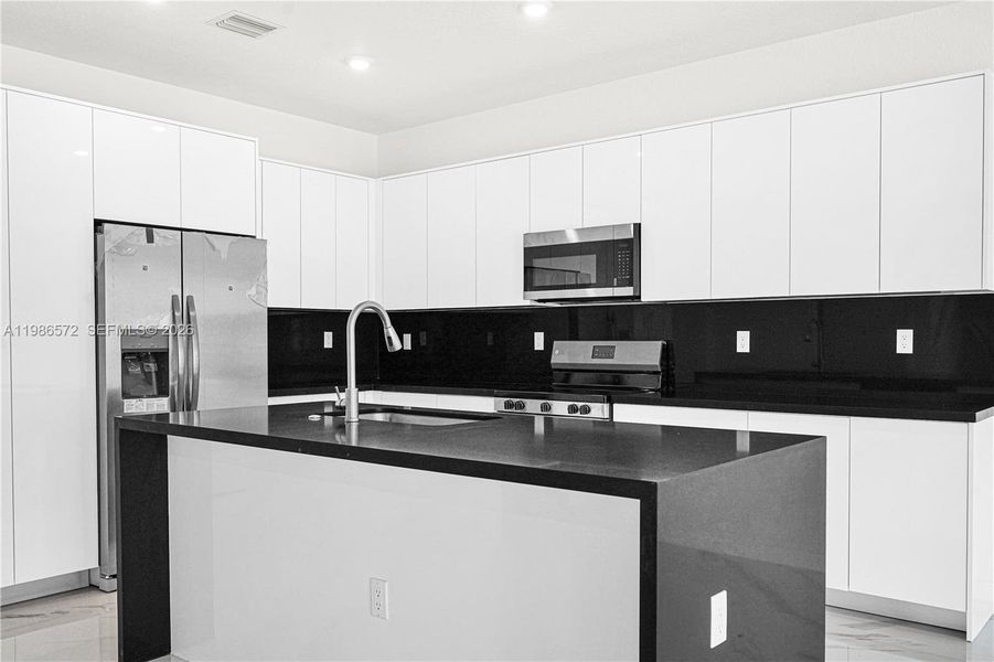 Furnished interior view inside a new home in , Miami (Image 7).