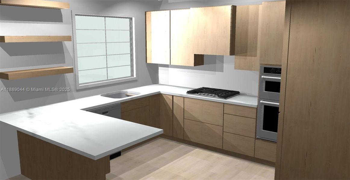 Furnished interior view inside a new home in , Lake Worth (Image 6).