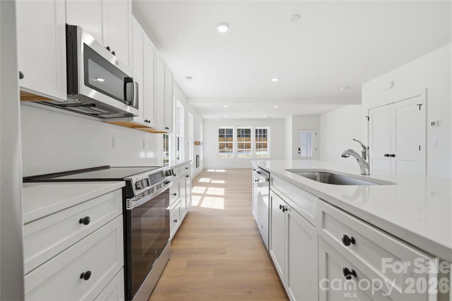 Furnished interior view inside a new home in , York (Image 5).