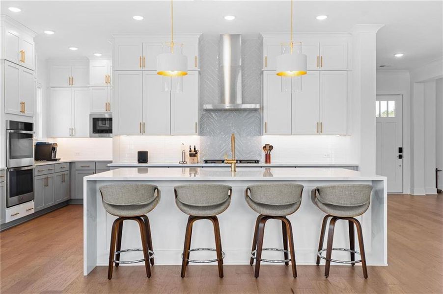 Furnished interior view inside a new home in , Marietta (Image 17).