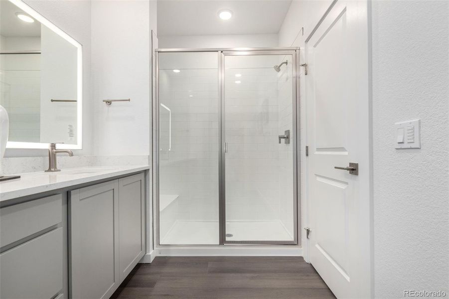 Furnished interior view inside a new home in Gateway Commons, Denver (Image 13).