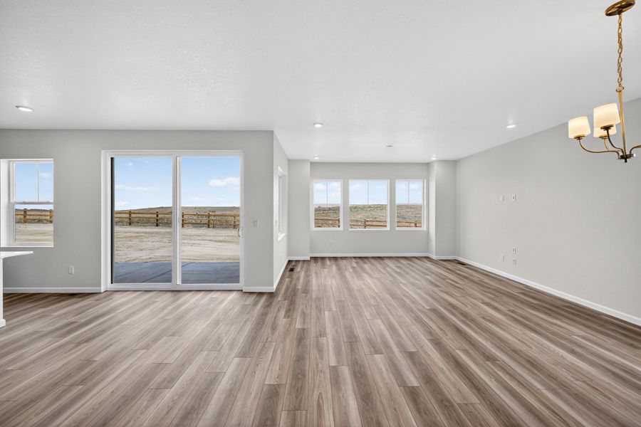 Spacious, unfurnished interior of a new home in The Town Collection at Independence, Elizabeth (Image 9).