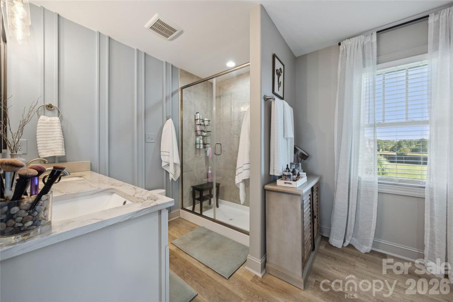 Furnished interior view inside a new home in , Lincolnton (Image 28).